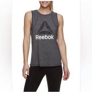Reebok Womens Workout Muscle Graphic Tank Top Size XS - Will Fit Sm-M